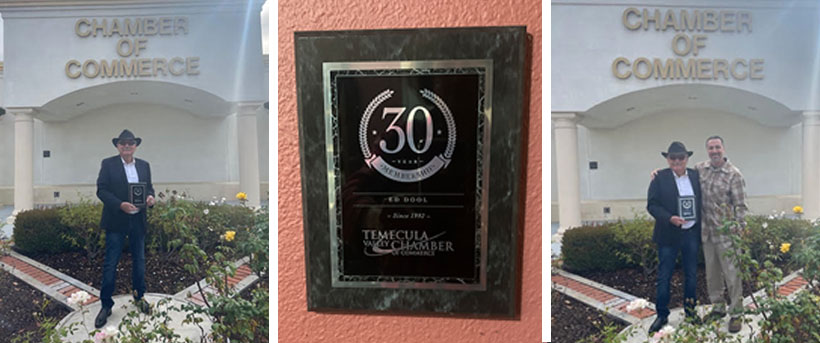 Temecula Chamber of Commerce 30 Years